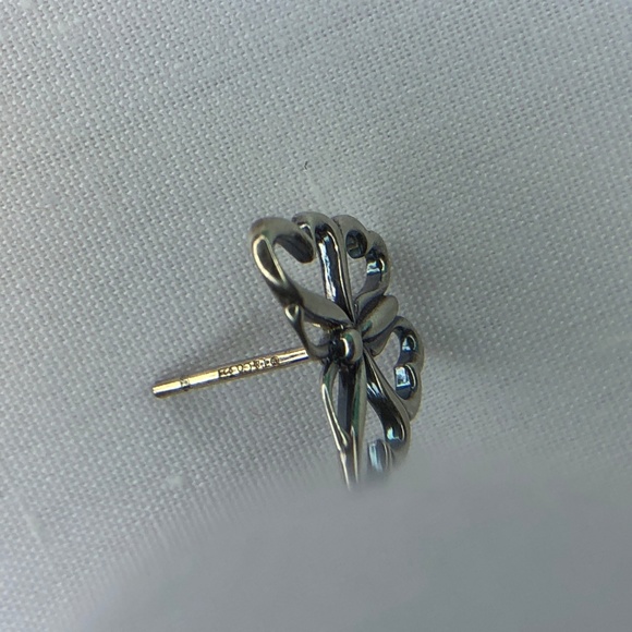 Tiffany & Co Butterfly Earrings Studs Nature Lover Garden Stencil Earrings - Picture 6 of 10